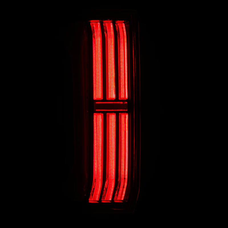 AlphaRex 24-25 Toyota Tacoma NOVA-Series LED Prismatic Tail Lights - Black Red - Image 8