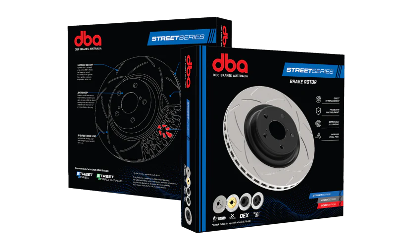 DBA 03-07 Holden Rodeo 4X4 Survival T2 Slot KP Rotors - Front (Reverse Mount) - Image 6
