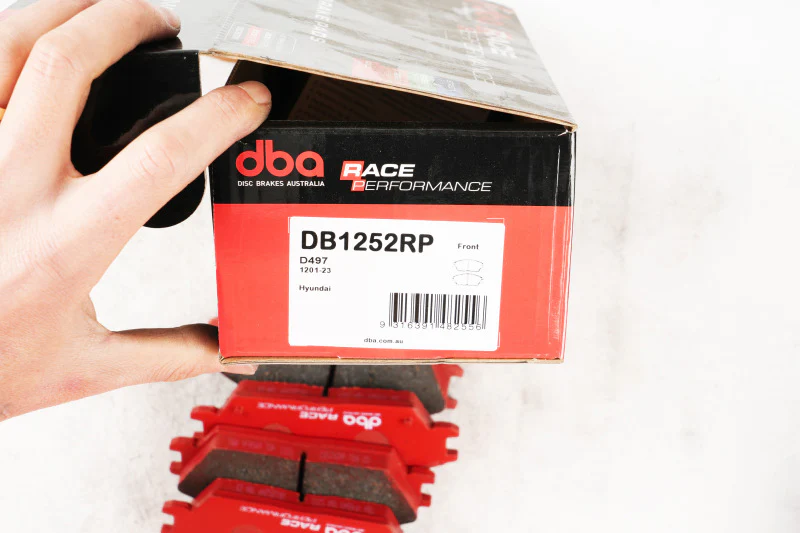 DBA 86-14 Hyundai Front Race Brake Pads - Image 2