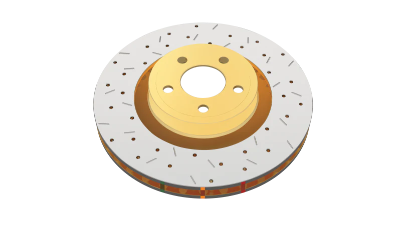 DBA 94-01 Nissan 200SX/Silvia Rear 4000 XS Series Cross-Drilled/Slotted Rotors - Image 3