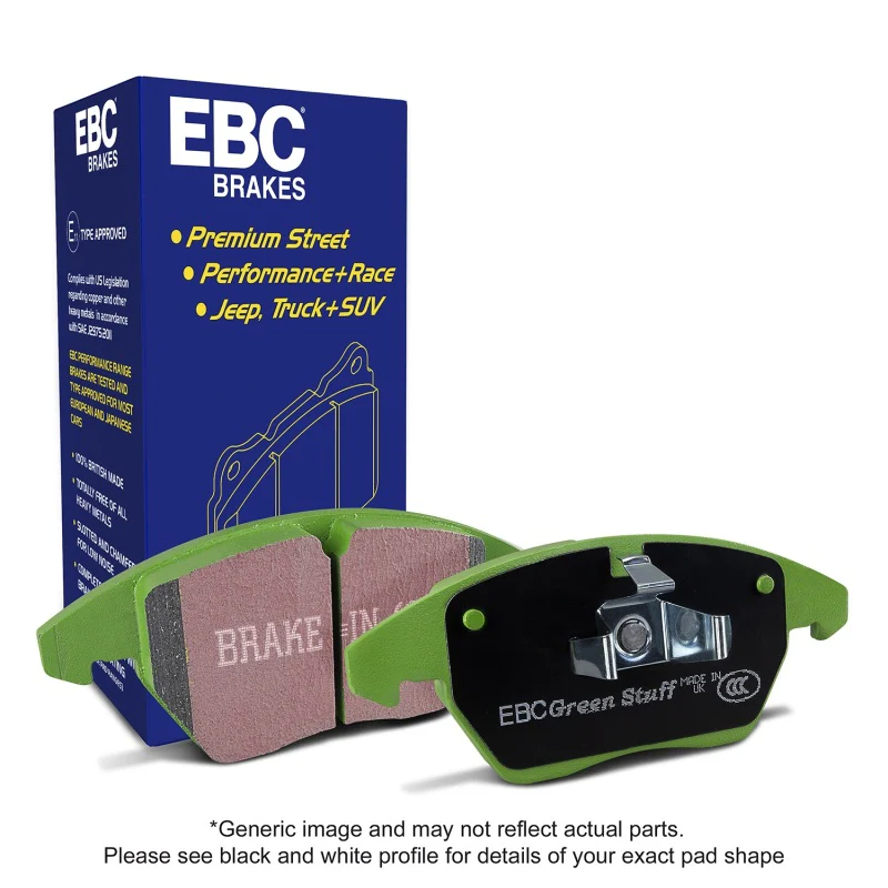 EBC 93-98 Nissan Skyline (R33) 2.5 GTS Greenstuff Front Brake Pads - Image 4