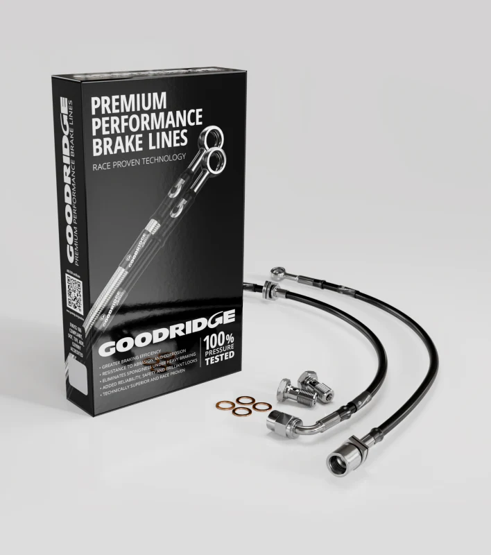 Goodridge 00-02 Toyota Celica Stainless Steel Front Brake Lines - Image 2