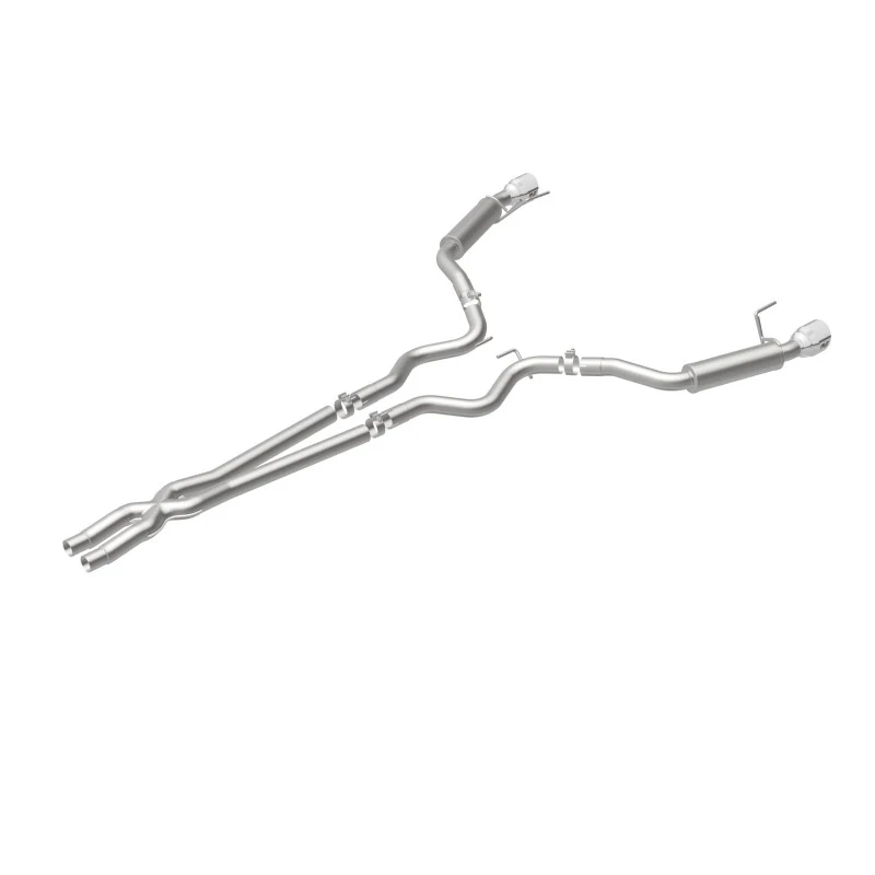 MagnaFlow Cat Back, SS, 2.5in, Competition, Dual Split Polished 4.5in Tips 2015 Ford Mustang V6 3.7L - Image 11