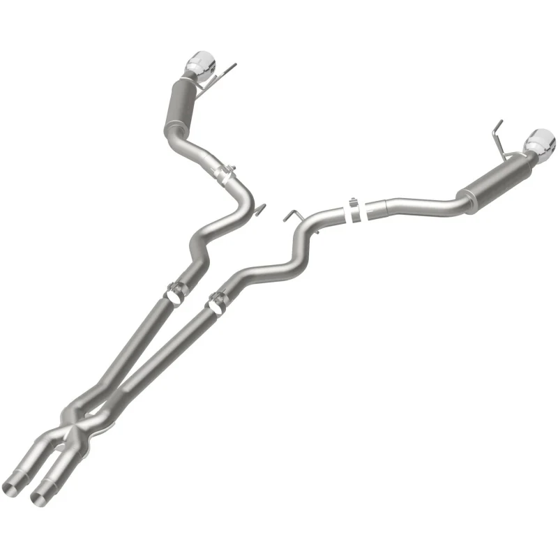 MagnaFlow Cat Back, SS, 2.5in, Competition, Dual Split Polished 4.5in Tips 2015 Ford Mustang V6 3.7L - Image 13