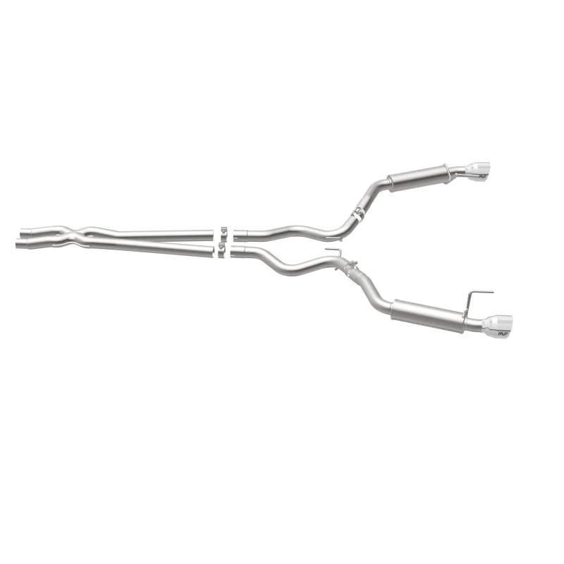 MagnaFlow Cat Back, SS, 2.5in, Competition, Dual Split Polished 4.5in Tips 2015 Ford Mustang V6 3.7L - Image 15