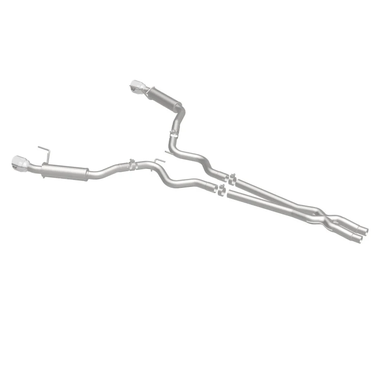 MagnaFlow Cat Back, SS, 2.5in, Competition, Dual Split Polished 4.5in Tips 2015 Ford Mustang V6 3.7L - Image 21
