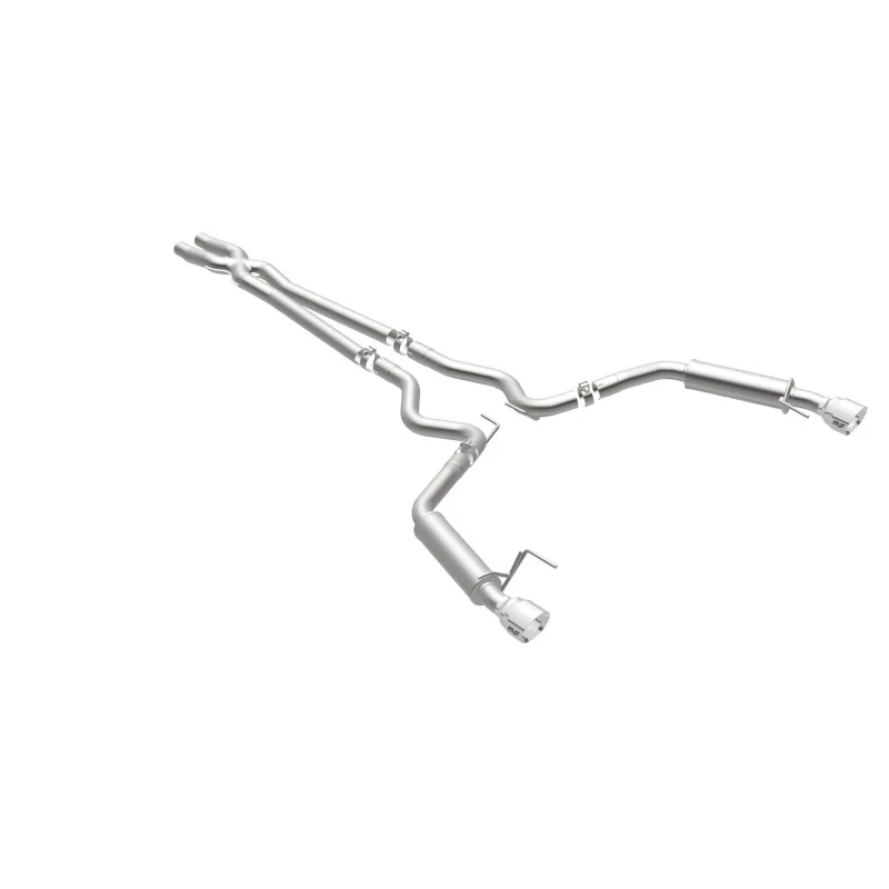 MagnaFlow Cat Back, SS, 2.5in, Competition, Dual Split Polished 4.5in Tips 2015 Ford Mustang V6 3.7L - Image 23
