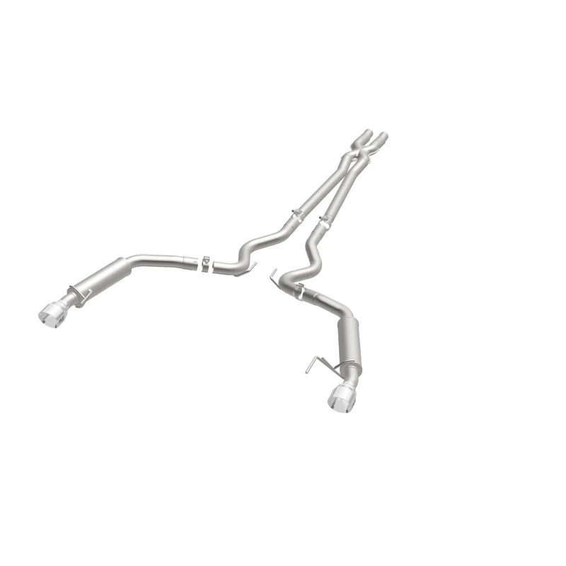 MagnaFlow Cat Back, SS, 2.5in, Competition, Dual Split Polished 4.5in Tips 2015 Ford Mustang V6 3.7L - Image 27
