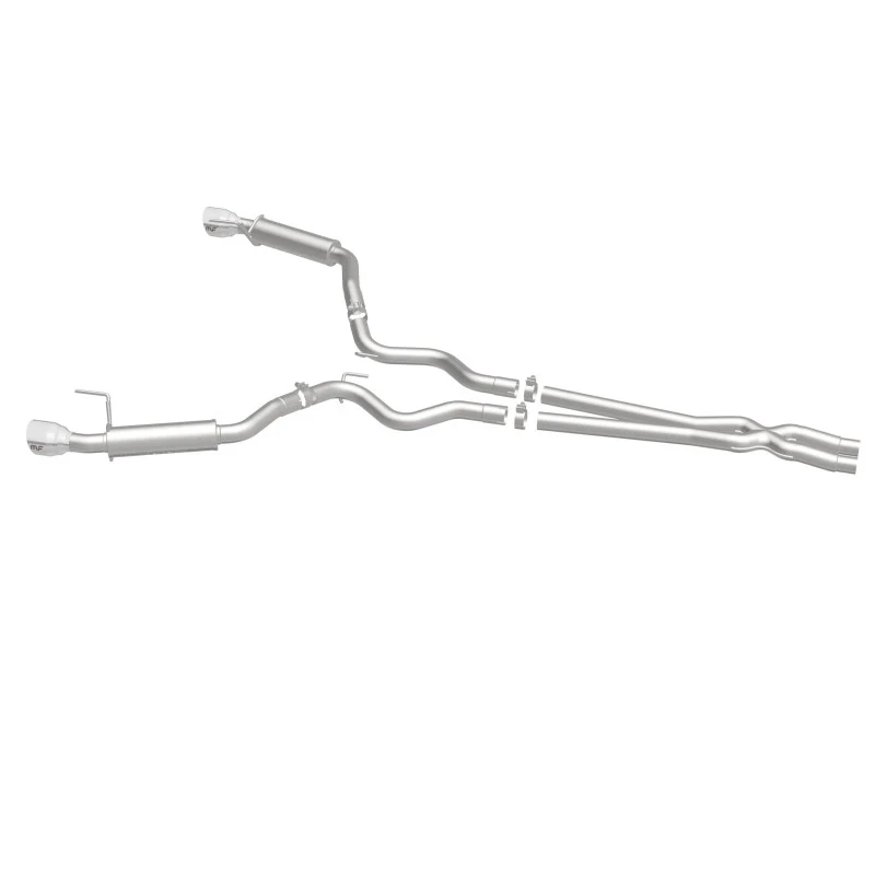 MagnaFlow Cat Back, SS, 2.5in, Competition, Dual Split Polished 4.5in Tips 2015 Ford Mustang V6 3.7L - Image 30