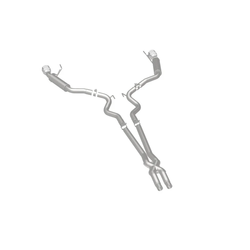 MagnaFlow Cat Back, SS, 2.5in, Competition, Dual Split Polished 4.5in Tips 2015 Ford Mustang V6 3.7L - Image 34