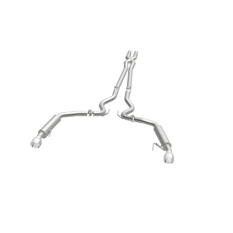 MagnaFlow Cat Back, SS, 2.5in, Competition, Dual Split Polished 4.5in Tips 2015 Ford Mustang V6 3.7L - Image 38