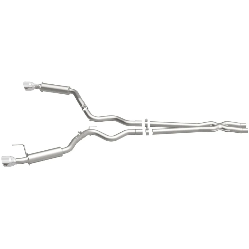 MagnaFlow Cat Back, SS, 2.5in, Competition, Dual Split Polished 4.5in Tips 2015 Ford Mustang V6 3.7L - Image 39
