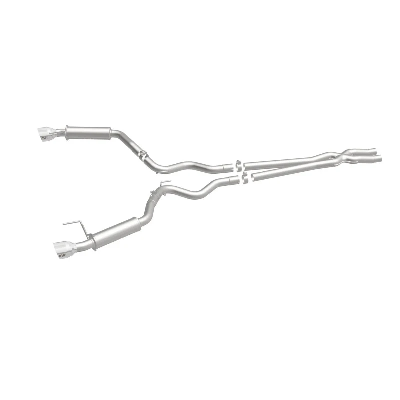 MagnaFlow Cat Back, SS, 2.5in, Competition, Dual Split Polished 4.5in Tips 2015 Ford Mustang V6 3.7L - Image 41