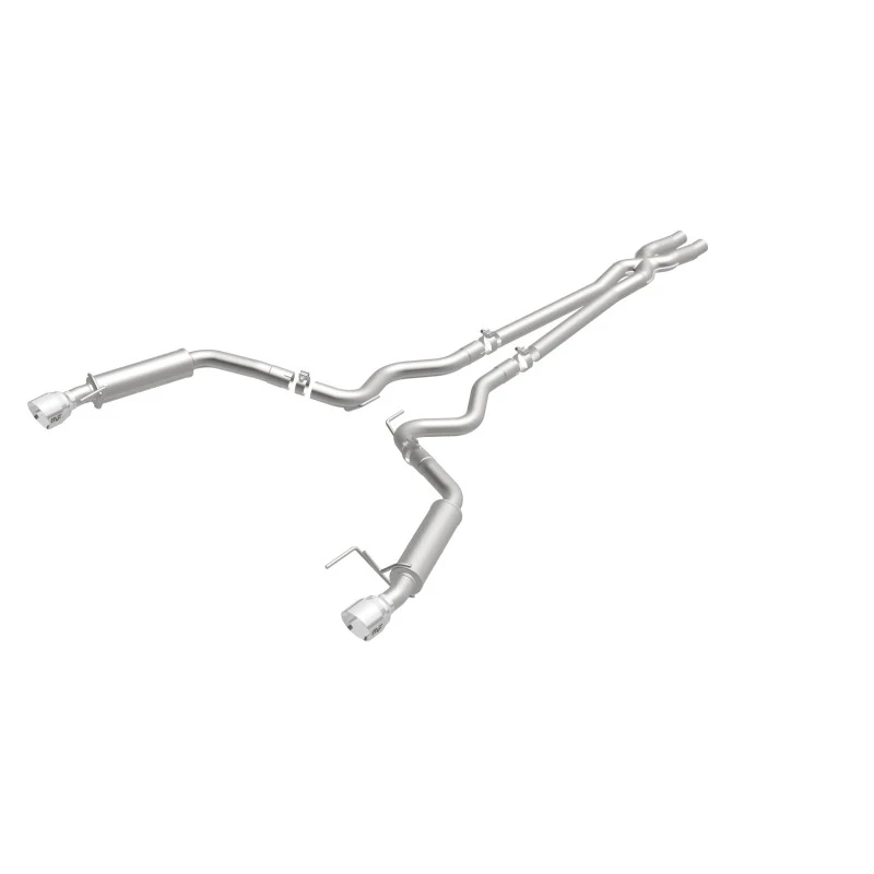 MagnaFlow Cat Back, SS, 2.5in, Competition, Dual Split Polished 4.5in Tips 2015 Ford Mustang V6 3.7L - Image 43