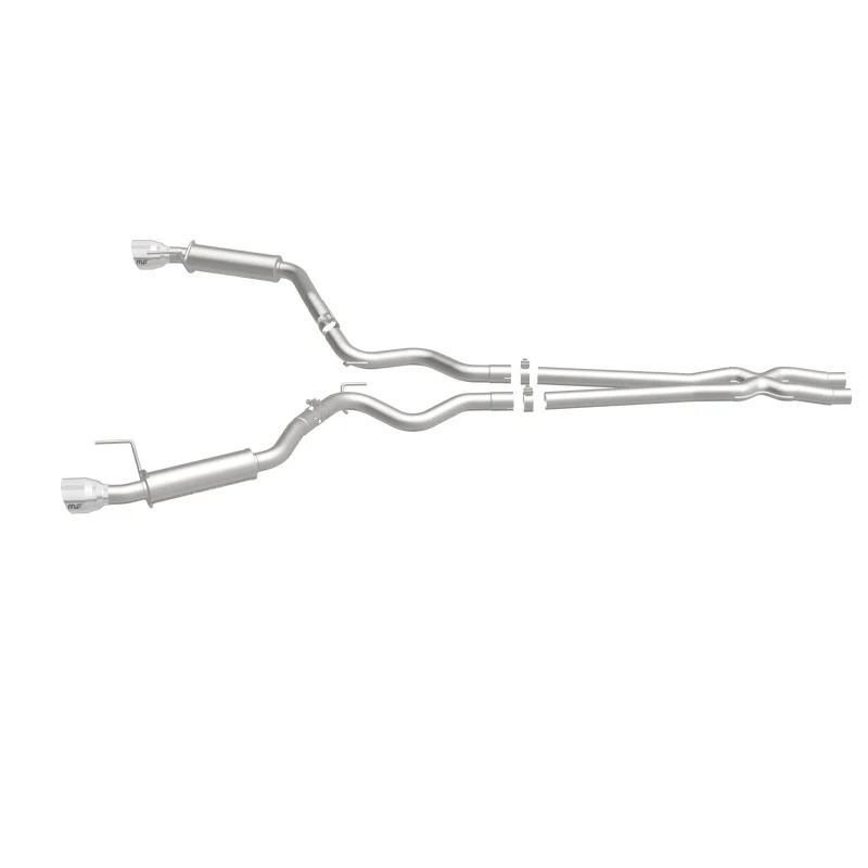 MagnaFlow Cat Back, SS, 2.5in, Competition, Dual Split Polished 4.5in Tips 2015 Ford Mustang V6 3.7L - Image 45