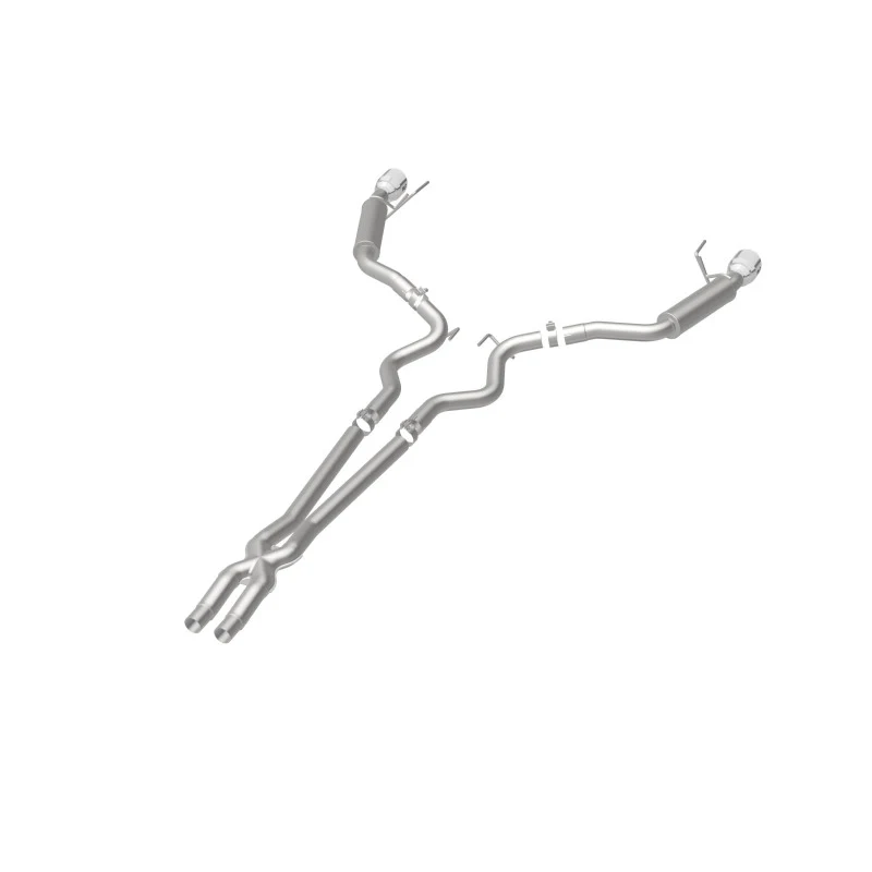 MagnaFlow Cat Back, SS, 2.5in, Competition, Dual Split Polished 4.5in Tips 2015 Ford Mustang V6 3.7L - Image 47
