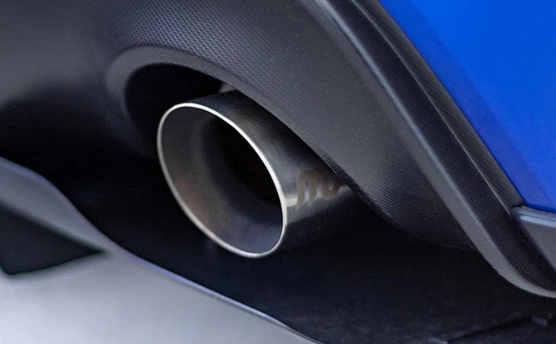 MagnaFlow Cat Back, SS, 2.5in, Competition, Dual Split Polished 4.5in Tips 2015 Ford Mustang V6 3.7L - Image 5