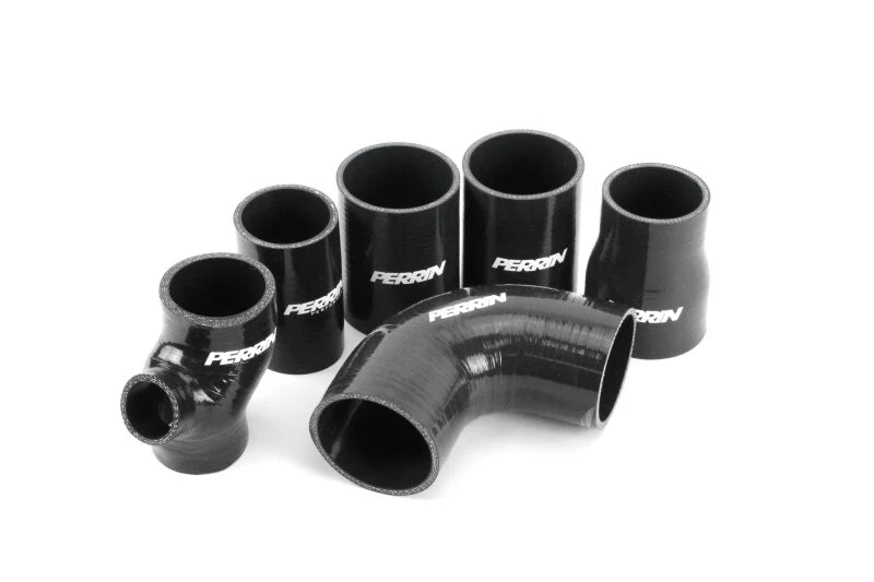 PERRIN 15-21 Subaru WRX Front Mount Intercooler Boost Tube Kit - Black - Image 4