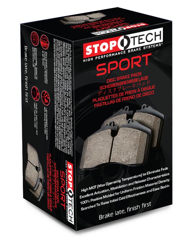 StopTech 96-02 BMW Z3 / 03-08 Z4 / 97-00 323 / 10/90-99 325/328 (E30/E36) Front Brake Pads - Image 3