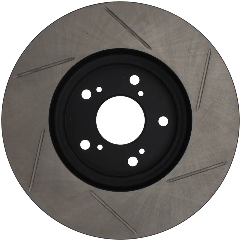 StopTech Power Slot Slotted 99-08 Acura TL (STD Caliper) / 01-03 CL / 04-09 TSX Front Right Rotor - Image 3
